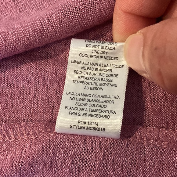 NWT Bobeau Open Front Long Sleeve Cardigan in Sz Medium - Picture 10 of 10